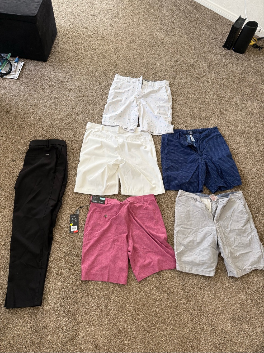 Mixed Men's Shorts Bundle size 34 - White, Navy, Pink, Gray, Black